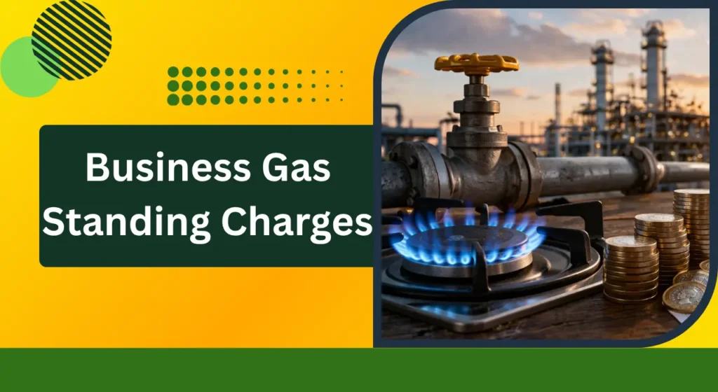 business gas standing charges UK explained chart